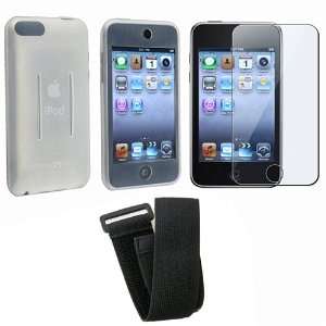  Kit Compatible With iPod touch® 8/16 GB   Clear Silicone Skin Case 