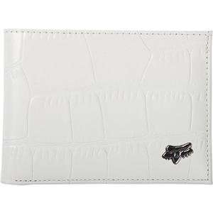  Fox Racing Manimal Bifold Leather Wallet     /White 