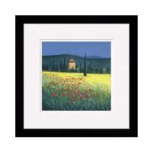  Tuscan Poppies Ii Framed Giclee Print