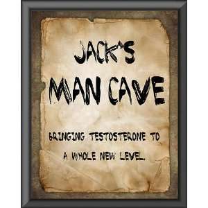  Personalized Man Cave Plaque