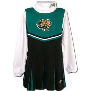  Jacksonville Jaguars Girls 4 6X Cheerleader Uniform 