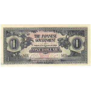  Malaya ND (1942) 1 Dollar Japanese Invasion Money, Pick 