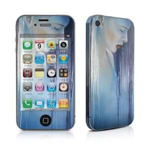 Blue Mood Design Protective Skin Decal Sticker for Apple iPhone 4 / 4S 