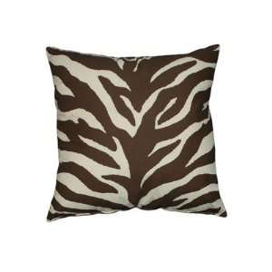  Karin Maki 07152200037KM Brown Zebra Square Pillow