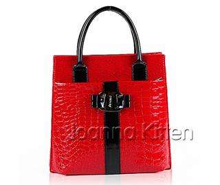 JK OL Faux Leather Handbag Tote Bag Satchel Messenger  