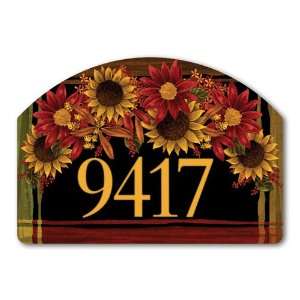   House Numbers Yard DeSigns Interchangeable Magnetic Art Patio, Lawn