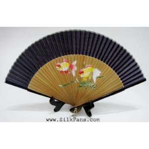  Japanese Silk Hand Fans   15 x 8.2 FC12