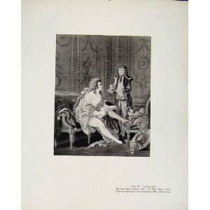   Limited Edition Print La Jarretiere By L Bonnet