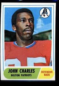 1968 TOPPS #202 JOHN CHARLES PATRIOTS NM/MT 25459  