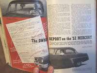 1952 OFFICIAL MERCURY SEDAN CAR AUTOMOBILE AUTO ROAD TEST OWNERS 