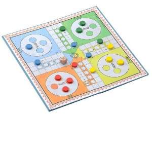  Ludo Linen and Cardboard Game