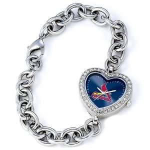  Ladies MLB St. Louis Cardinals Heart Watch Jewelry