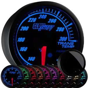    GlowShift Elite 10 Color Transmission Temperature Gauge Automotive