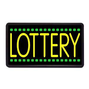  Lottery 13 x 24 Simulated Neon Sign