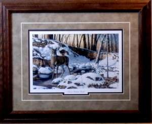 Jim Hansel River Bottom Buck Framed Print  