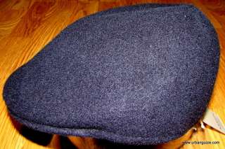 Dark Blue KANGOL Wool Seamless 507 Cap  