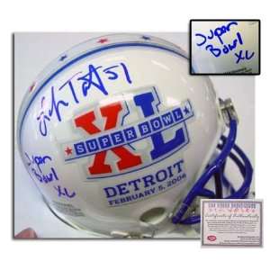 Lofa Tatupu Seattle Seahawks NFL Hand Signed Super Bowl XL Mini Helmet 