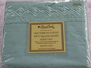  Thread Count Egyptian Quality Sheet Sets LIGHT BLUE KING/QUEEN  