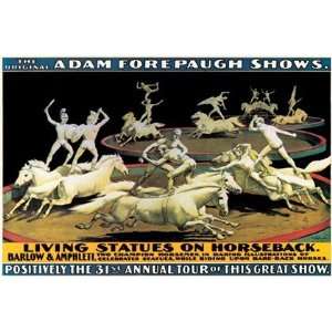  Living Statues on Horseback The Original Adam Forepaugh 