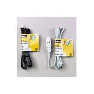  Indoor Extension Cord, 3 Outlets for 2 Prong Plugs, Brown 