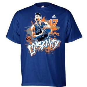   Kids New York Knicks Jeremy Linsanity T shirt(medium) 