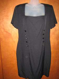 Ladies Night Way Collections Black Dress   Size 14P  