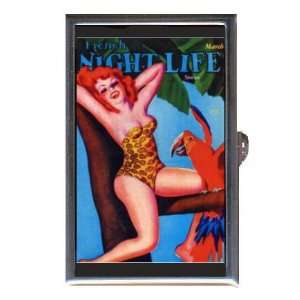 FRENCH NIGHT LIFE 1937 JUNGLE PIN UP Coin, Mint or Pill Box Made in 