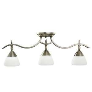   /Casual Lifestyle Fixed Rail 3 Light Halogen Fixture   Antique Pewter