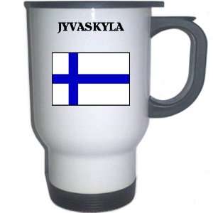  Finland   JYVASKYLA White Stainless Steel Mug 