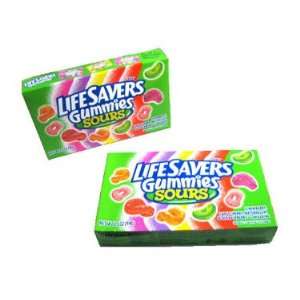 Lifesavers Gummies   Five Flavor Sour, Movie size, 3.5 oz box, 12 