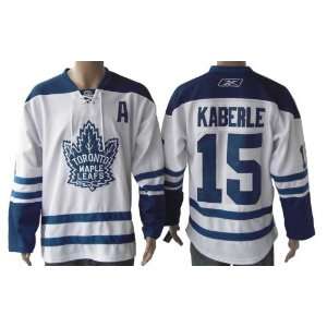  New Toronto Maple Leafs Jersey #15 Kaberle White Hockey 
