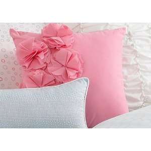  Style&co Plumeria 16 Floral Applique Decorative Pillow 