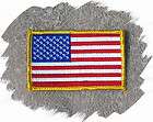 USA Flag Embroidered PATCH / Karate Vet American Motorcycle Biker 