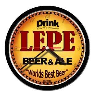  LEPE beer and ale cerveza wall clock 