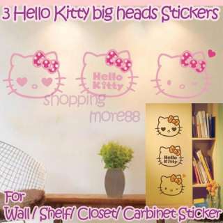 Hello Kitty Cute Wall Sticker Home Decor 30x7 u8i5  