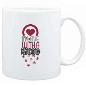 Mug White  in love with a Kendang  Instruments  Sports 