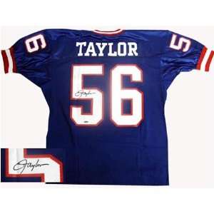 Lawrence Taylor Signed Blue NY Giants Jersey  Sports 