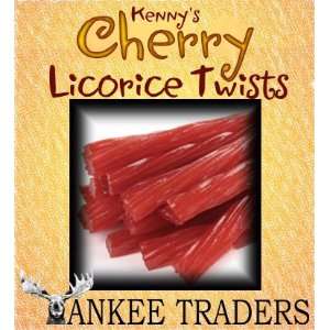 Kennys Cherry Licorice Twists   1 Pound  Grocery 