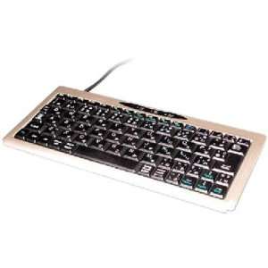   key mini keyboard w/ 104 keys function ( Black & Silver ) Electronics