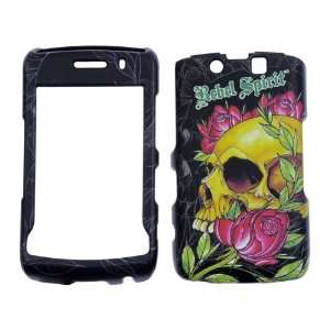   Case   BB9550  Skull on Roses LASDE 014 Cell Phones & Accessories