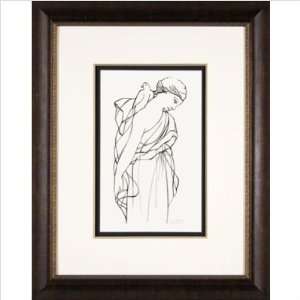  Phoenix Galleries HPM99 Woman with Dove II Framed Print 