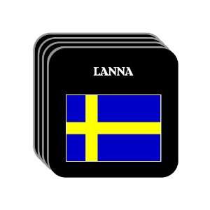  Sweden   LANNA Set of 4 Mini Mousepad Coasters 