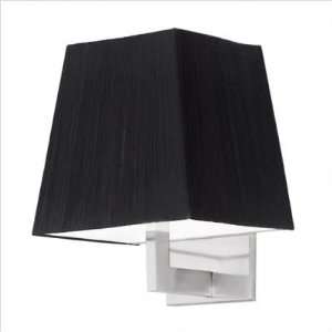 Lamda ADA Wall Sconce with Black Shade Finish Architectural Bronze