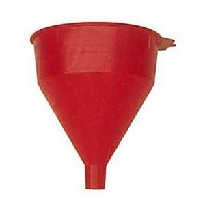  King® Red Safety Polyethylene 2 Quart Funnel W/ 60 Micron Filter 