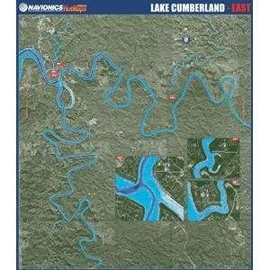  Navionics Paper Map Lake Cumberland   East Kentucky Electronics
