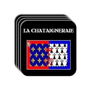 Pays de la Loire   LA CHATAIGNERAIE Set of 4 Mini Mousepad Coasters