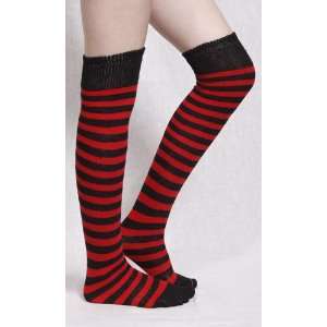  Cotton Striped Pirate Knee Socks 