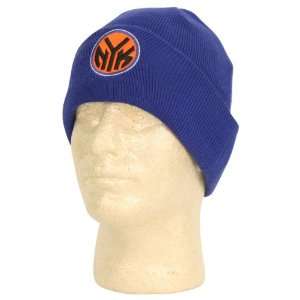  New York Knicks Classic Cuffed Knit Hat   Blue Sports 