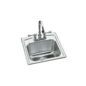  Kohler K 3349 2 NA Toccata 15X15 Ss Kitchen Sink/2 Hole 