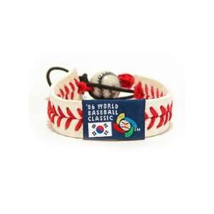 Gamewear™ Korea World Baseball Classic Baseball Seam Bracelet 